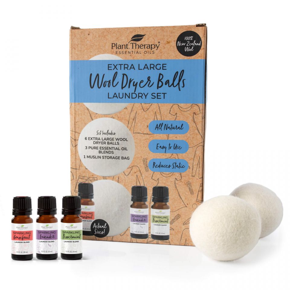 Happy Place Wool Dryer Balls & Essential Oil Set Deal - Flash Deal
