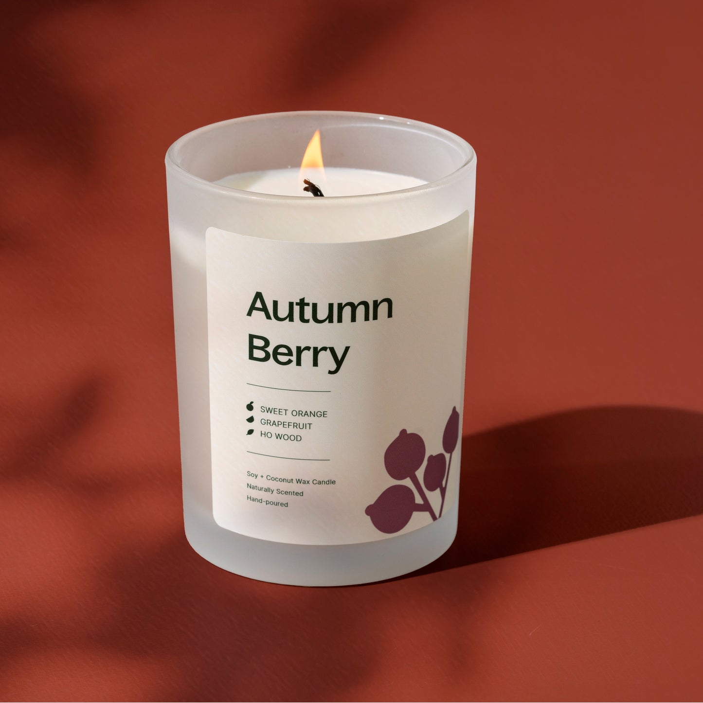 Autumn Berry Naturally Scented Candle