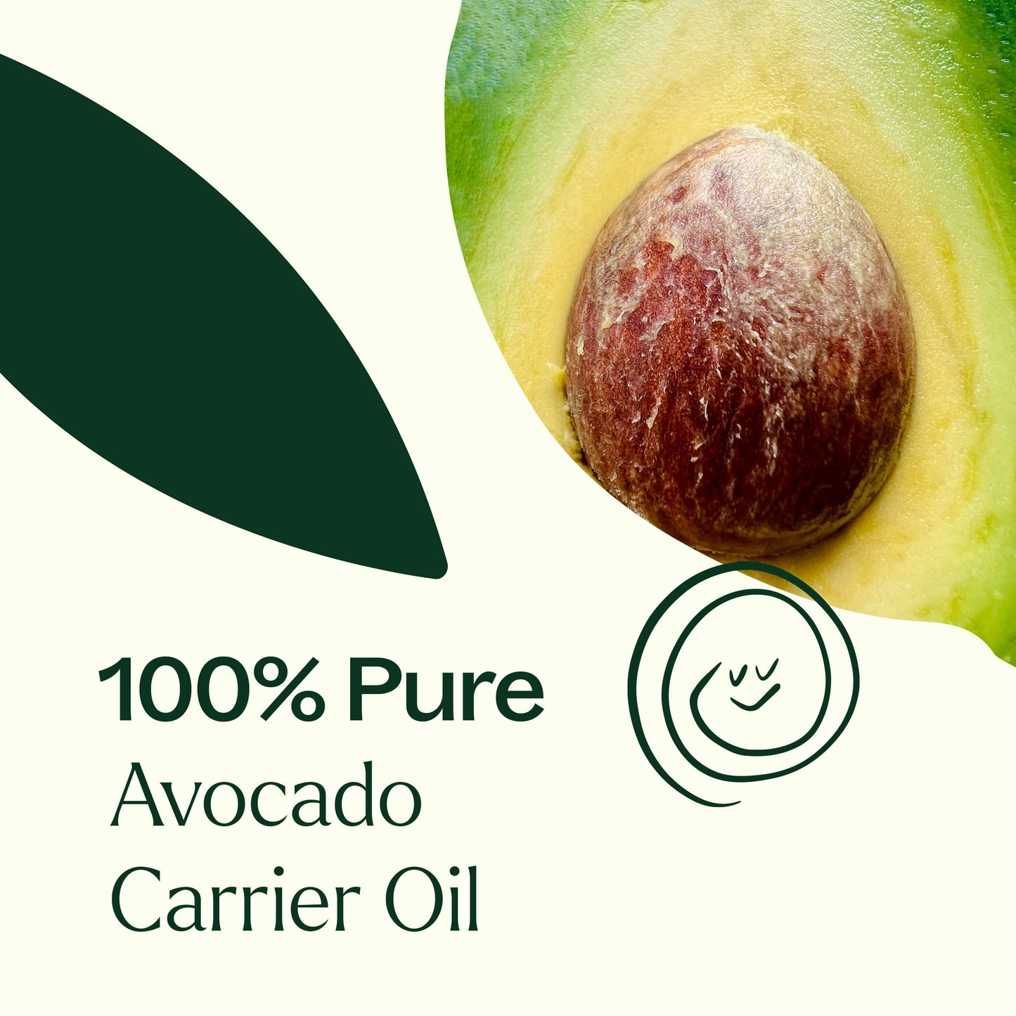 100% pure avocado carrier oil