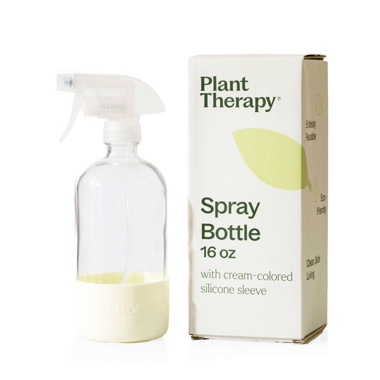 Glass Spray Bottle with Chamomile Sleeve