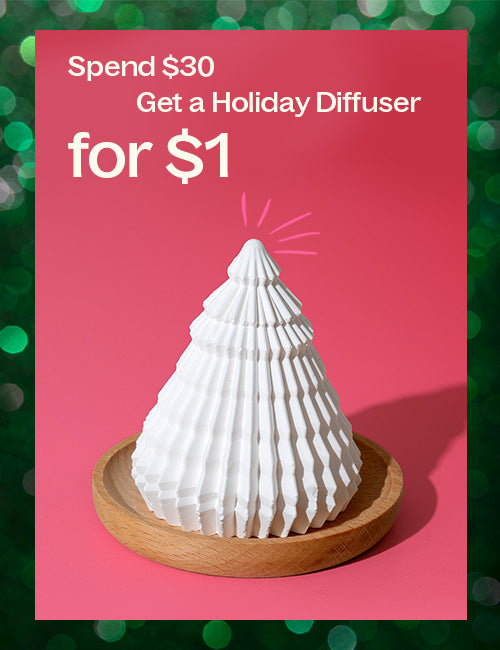 Spend $30 get a holiday diffuser for $1