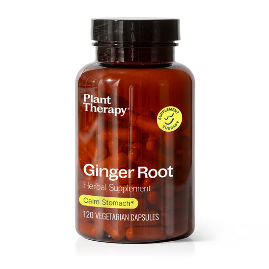Ginger Root Herbal Supplement Capsules