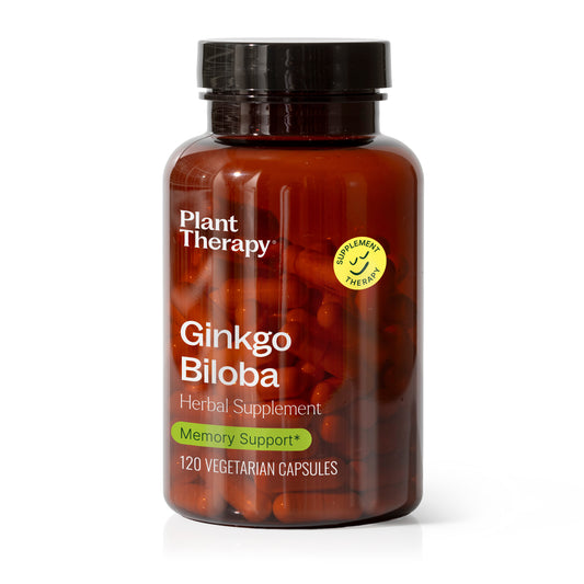 Gingko Biloba Herbal Supplement front label