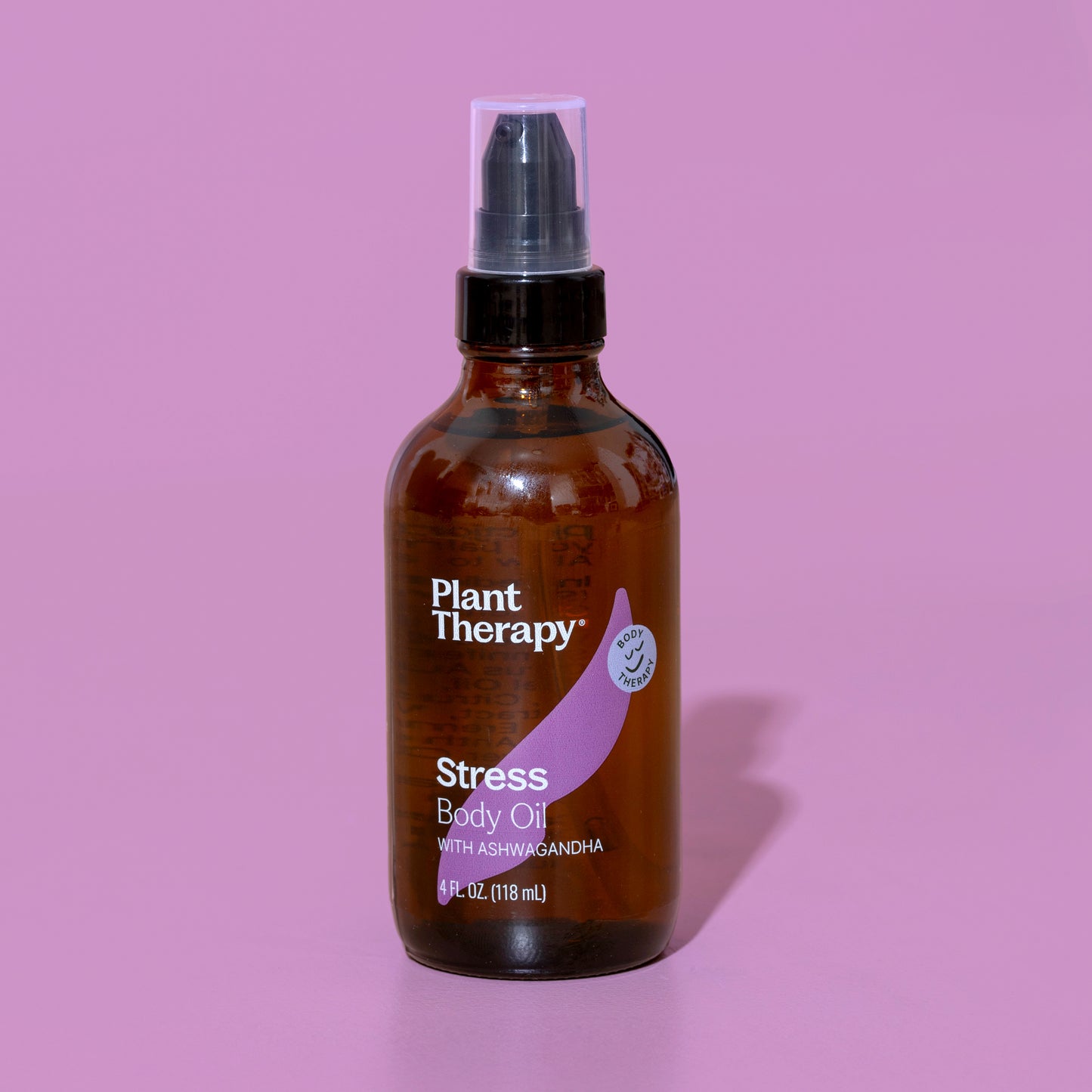 Stress Body Oil with Ashwagandha front label