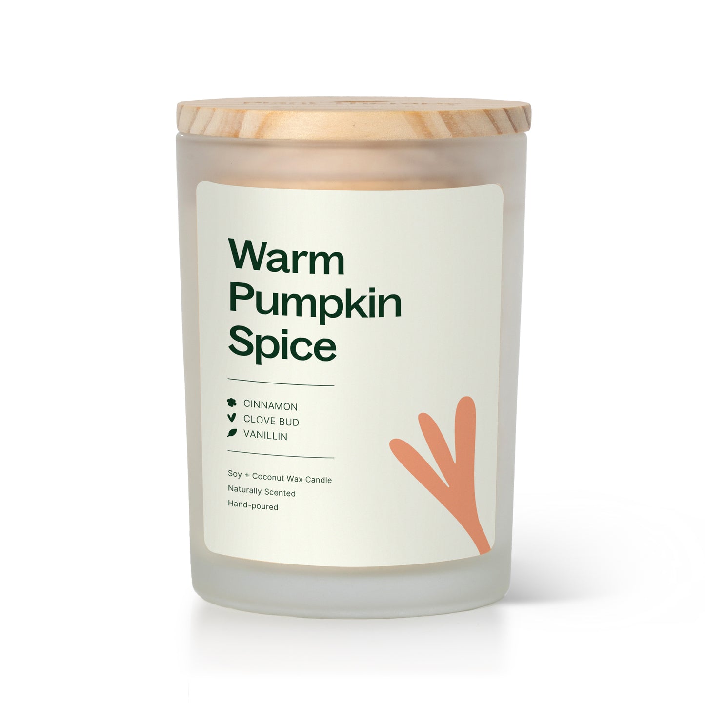 Warm Pumpkin Spice Naturally Scented Candle