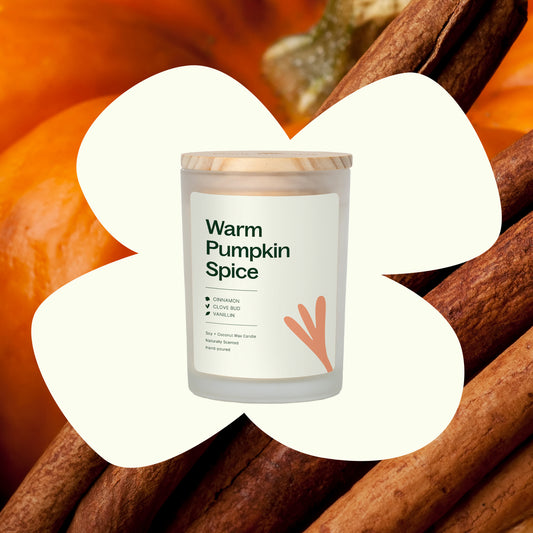 Warm Pumpkin Spice Naturally Scented Candle