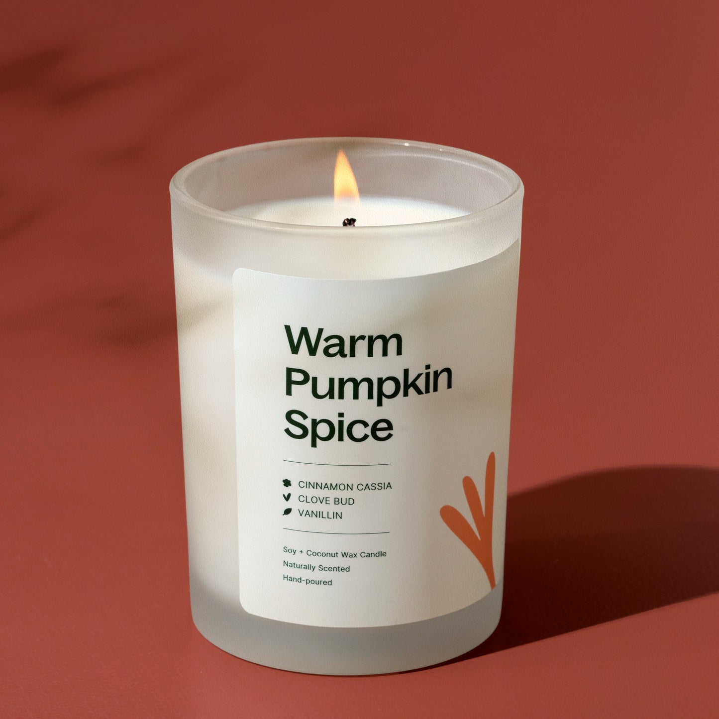 Warm Pumpkin Spice Naturally Scented Candle