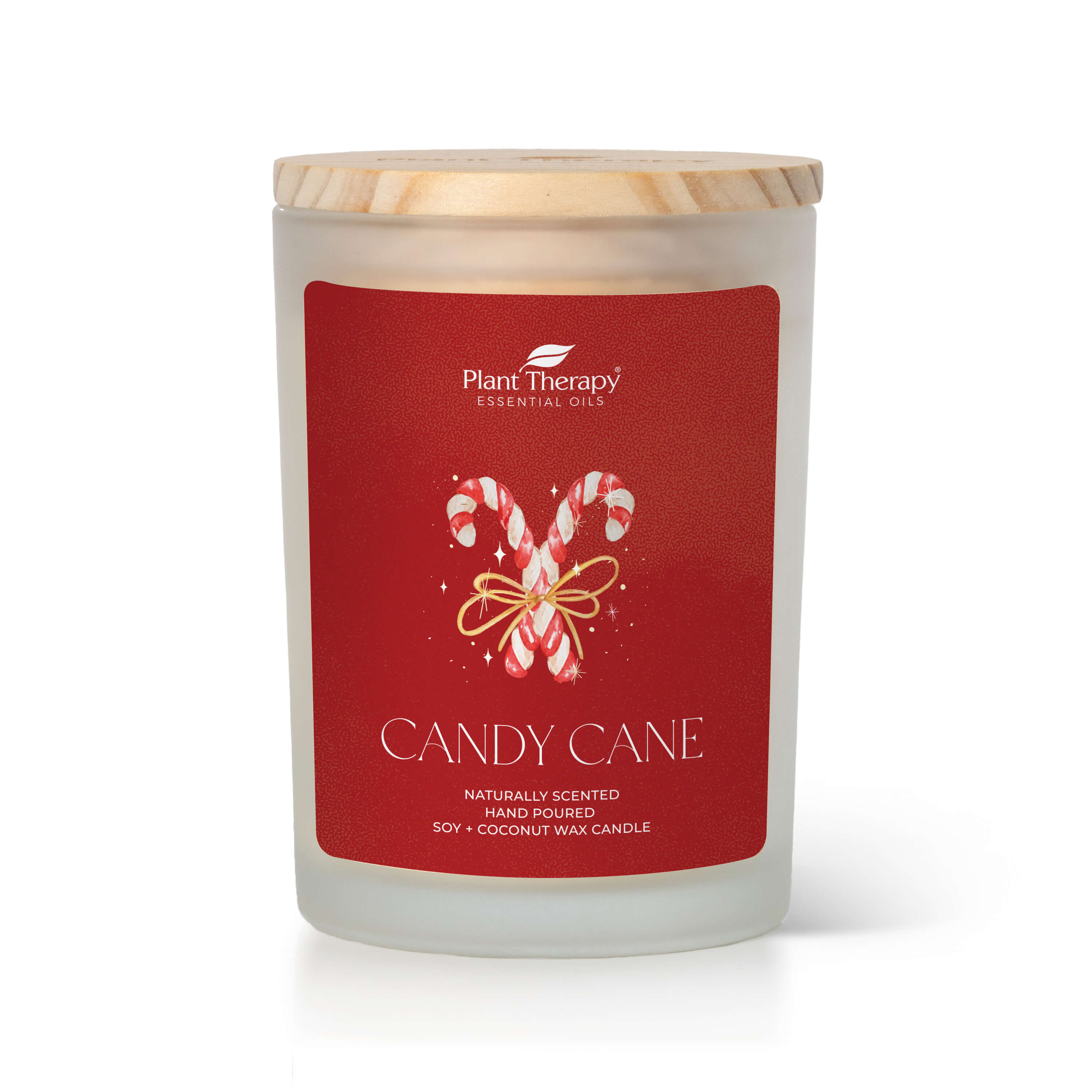 Candy Cane Naturally Scented Candle Plant Therapy