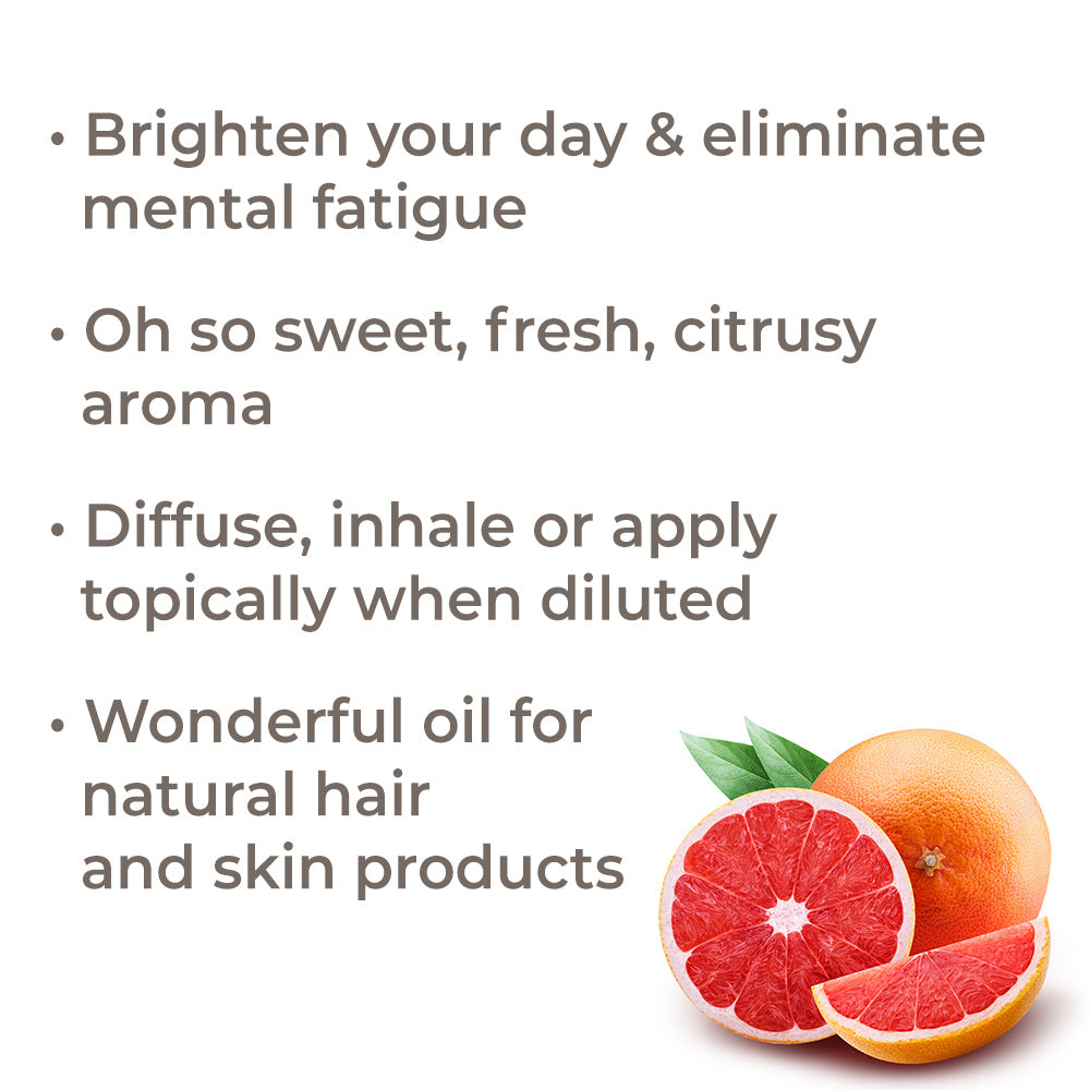 Organic Pink Grapefruit Essential Oil – Plant Therapy
