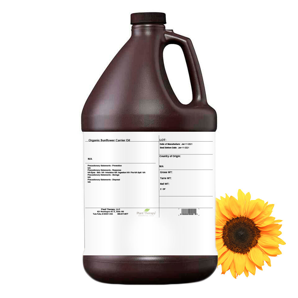 Organic Sunflower Carrier Oil Bulk