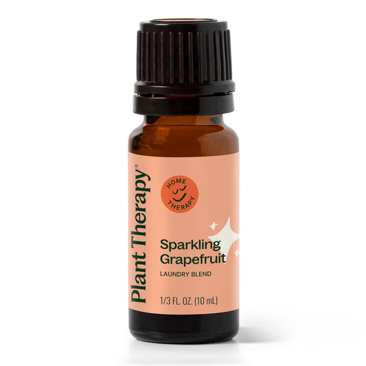 Front label of Sparkling Grapefruit Laundry Essential Oil Blend