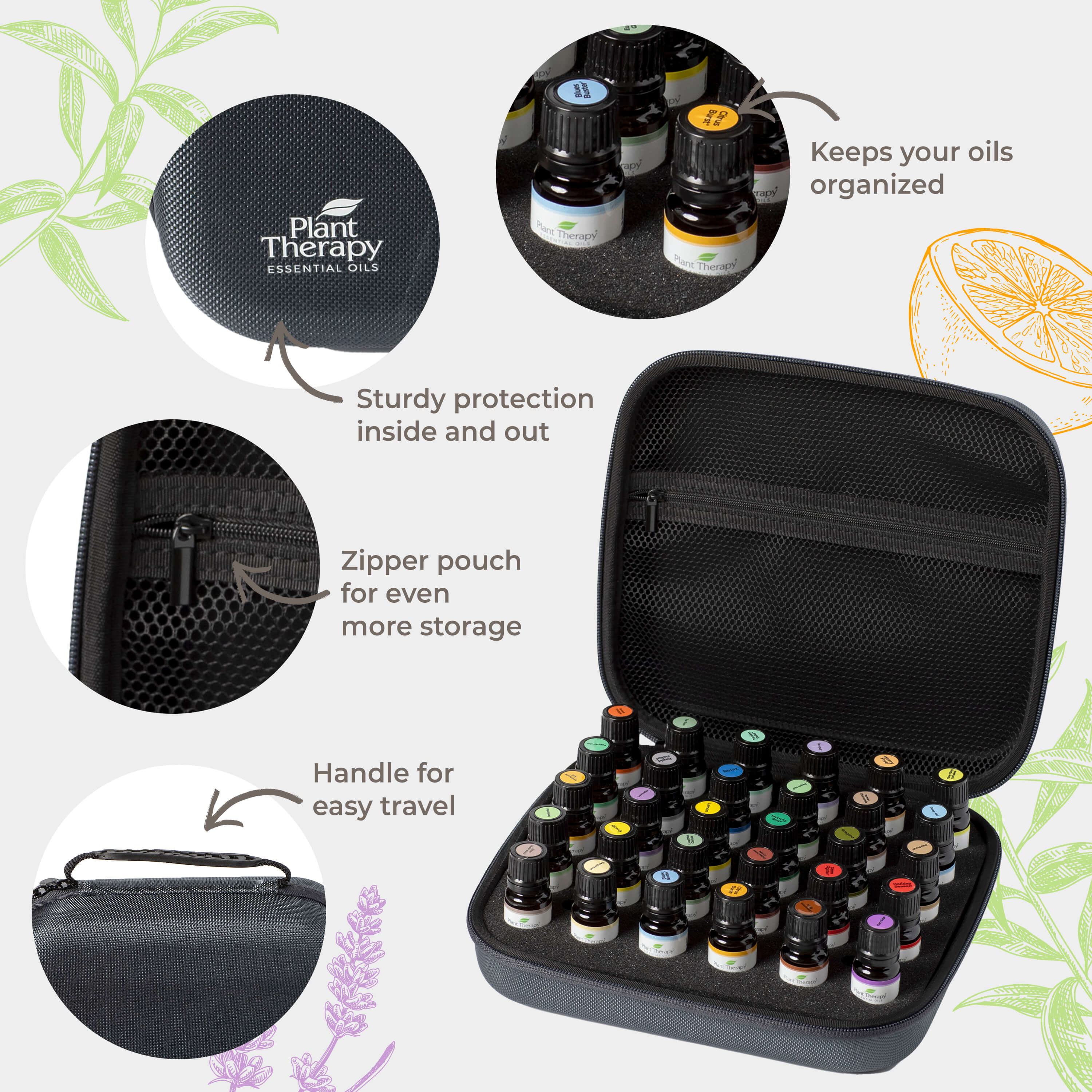 Essential oil carrying case for purse online