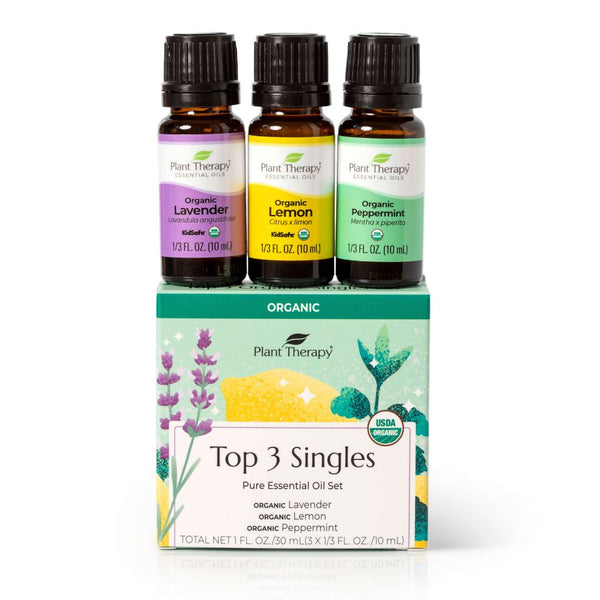 VTS Essential Oils Set with Humidifier, Nature Pure Organic Essential Oils  for Humidifier, 1 fl. Oz x 5 Aromatherapy Oils, Lavender, Tea Tree
