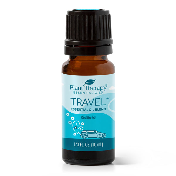 Plant Therapy Travel Essential Oil Blend 10 ml (1/3 oz) 100% Pure, Undiluted, Natural Aromatherapy, Therapeutic